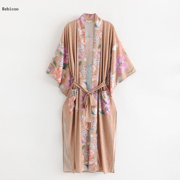women boho floral printed long blouse loose shawl kimono cardigan boho beach cover up shirt outwear blusa mujer feminino, White
women boho floral printed long blouse loose shawl kimono cardigan boho beach cover up shirt outwear blusa mujer feminino, White