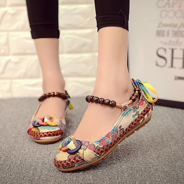 casual flat shoes women flats handmade beaded ankle straps loafers zapatos mujer retro ethnic embroidered shoes tyh7, Black
casual flat shoes women flats handmade beaded ankle straps loafers zapatos mujer retro ethnic embroidered shoes tyh7, Black