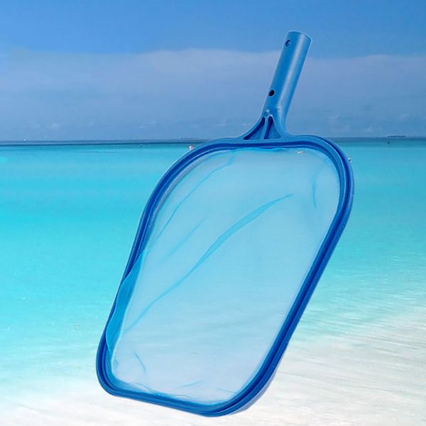 1pc new professional leaf rake mesh frame net skimmer lightweight blue plastic pool accessories spa clean swimming pool tools
1pc new professional leaf rake mesh frame net skimmer lightweight blue plastic pool accessories spa clean swimming pool tools