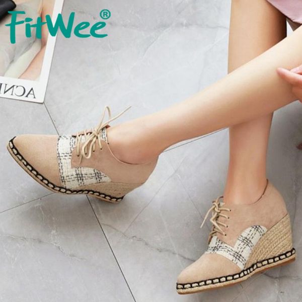 fitwee size 32-44 women fashion pumps shoes patchwork pointed toe cross strap flock shoes women wedge high heels casual footwear, Black
fitwee size 32-44 women fashion pumps shoes patchwork pointed toe cross strap flock shoes women wedge high heels casual footwear, Black