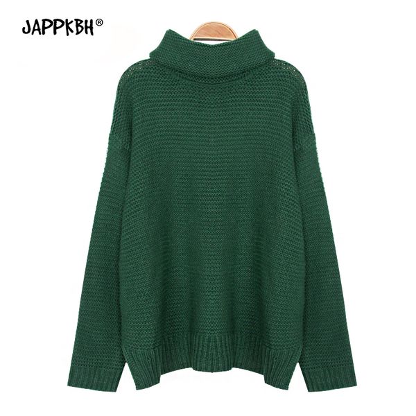 jappkbh winter women sweater new fashion casual korean style turtleneck sweater vintage full sleeve jumper knitted femme, White;black
jappkbh winter women sweater new fashion casual korean style turtleneck sweater vintage full sleeve jumper knitted femme, White;black