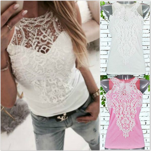 2019 summer womens boho lace vest sleeveless loose casual v-neck tanks t-shirt, White
2019 summer womens boho lace vest sleeveless loose casual v-neck tanks t-shirt, White