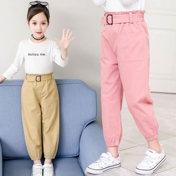 girls cotton high waist trousers 2020 new arrival casual soft long pants khaki pink for little girl 4-13y teenage girls clothes y200704, Blue
girls cotton high waist trousers 2020 new arrival casual soft long pants khaki pink for little girl 4-13y teenage girls clothes y200704, Blue