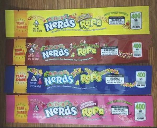 hot empty gummy candy bag Nerds rope plastic edibles retail packaging 4 styles custom smell proof mylar bag
hot empty gummy candy bag Nerds rope plastic edibles retail packaging 4 styles custom smell proof mylar bag