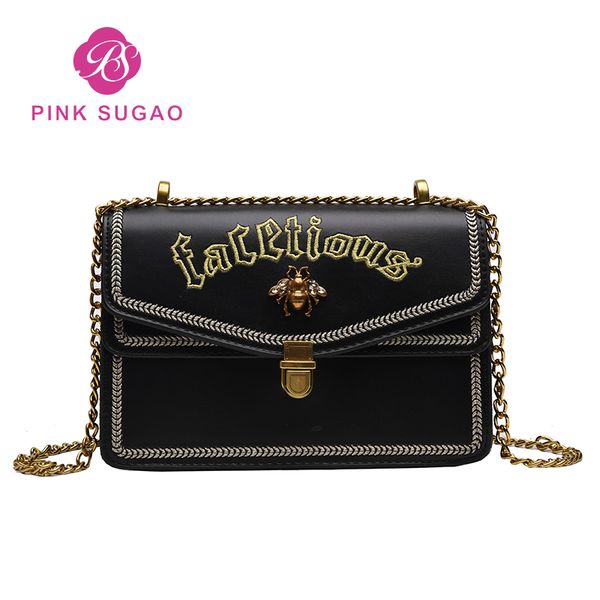 Pink sugao designer crossbody bag handbags purses for women 2019 new fashion shoulder bag simple crossbody bags chain bag bee
Pink sugao designer crossbody bag handbags purses for women 2019 new fashion shoulder bag simple crossbody bags chain bag bee