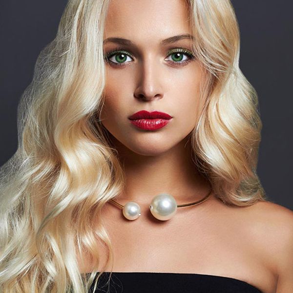 kmvexo exaggerated gold color big simulated pearl necklace for women 2018 fashion gothic torque statement jewelry punk chokers, Golden;silver
kmvexo exaggerated gold color big simulated pearl necklace for women 2018 fashion gothic torque statement jewelry punk chokers, Golden;silver