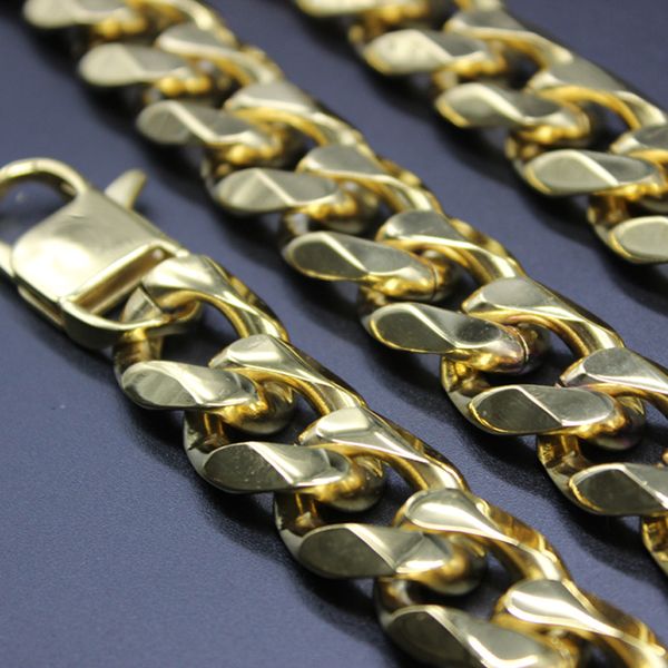 mens elegant gold filled stainless steel curb cuban link miami chain 17mm necklace male fashion jewelry choker, Silver
mens elegant gold filled stainless steel curb cuban link miami chain 17mm necklace male fashion jewelry choker, Silver