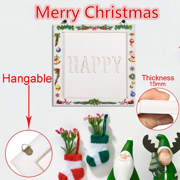 25x25cm hangable christmas wooden frame wall hanging frame home decoration christmas sticker xmas decorations
25x25cm hangable christmas wooden frame wall hanging frame home decoration christmas sticker xmas decorations