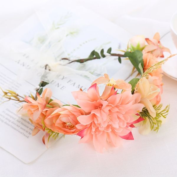 garland girl simulation floral headdress accessories hair band accessories hair band holiday p, Slivery;white
garland girl simulation floral headdress accessories hair band accessories hair band holiday p, Slivery;white