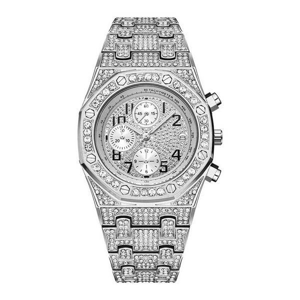 royal oak bling diamond iced out watch fashion luxury mens watches designer watches all dials work chronograth quartz movement watches, Slivery;brown
royal oak bling diamond iced out watch fashion luxury mens watches designer watches all dials work chronograth quartz movement watches, Slivery;brown