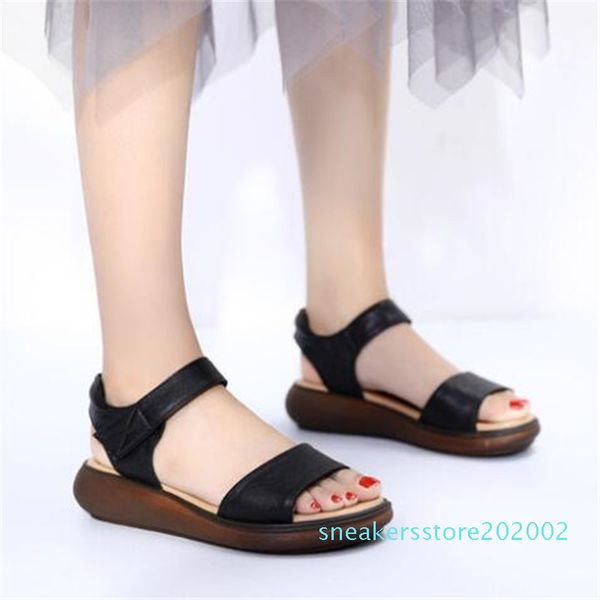 2020 new summer fashion sandals woman genuine leather sandals comfort non-slip wedge light convenient casual s02, Black
2020 new summer fashion sandals woman genuine leather sandals comfort non-slip wedge light convenient casual s02, Black