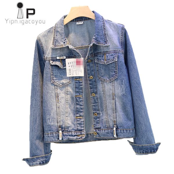 jeans jacket women coat 2019 new plus-size harajuku vintage denim jackets basic coat loose hole coats and jackets female outwear, Black;brown
jeans jacket women coat 2019 new plus-size harajuku vintage denim jackets basic coat loose hole coats and jackets female outwear, Black;brown