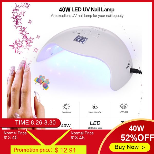 40w uv led nail lamp sunlight nail gel dryer machine fingernails toenails curing machine art tool for all gel nails art
40w uv led nail lamp sunlight nail gel dryer machine fingernails toenails curing machine art tool for all gel nails art