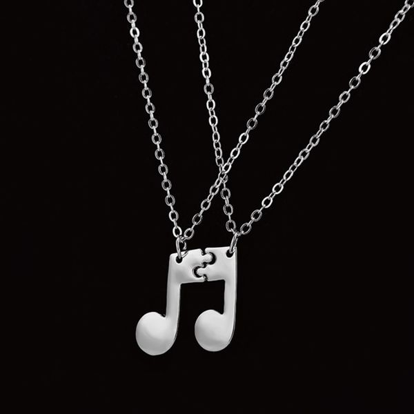 1 pair new style bff friends music notes pendant necklace woman good friends couple love jewelry #278035, Silver
1 pair new style bff friends music notes pendant necklace woman good friends couple love jewelry #278035, Silver