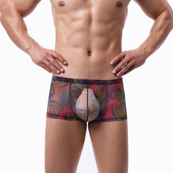 brand mens lace fabric underpants soft and smooth gentleman's color printing underwear boxer shorts, Black;white
brand mens lace fabric underpants soft and smooth gentleman's color printing underwear boxer shorts, Black;white
