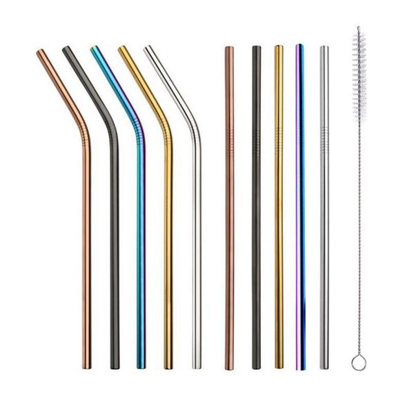 stainless steel straws sets eco metal straw reusable drinking straw colorful barware tools wedding favors brush straight bent ing
stainless steel straws sets eco metal straw reusable drinking straw colorful barware tools wedding favors brush straight bent ing