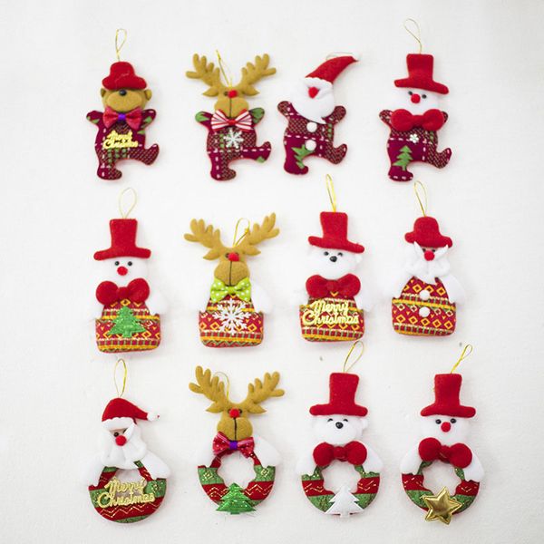 christmas ornaments cute santa pendant elk bear holiday decorations for home
christmas ornaments cute santa pendant elk bear holiday decorations for home