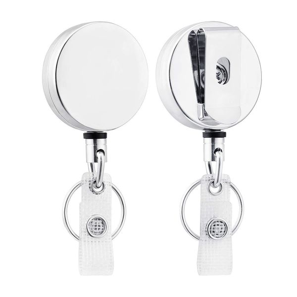 4cm retractable wire rope keychain recoil anti lost yoyo ski pass id card buckle keyring ring holder metal stainless steel silver key chain, Slivery;golden
4cm retractable wire rope keychain recoil anti lost yoyo ski pass id card buckle keyring ring holder metal stainless steel silver key chain, Slivery;golden