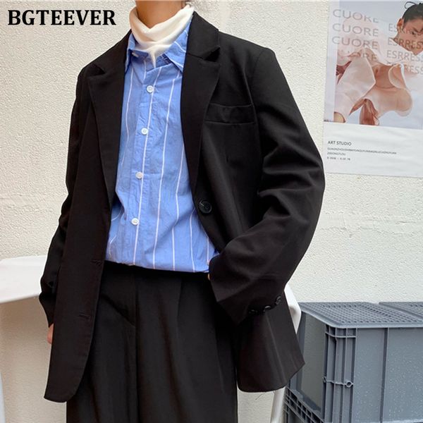 bgteever vintage classic women suit jackets 2019 autumn winter single-breasted notched collar women blazer casual coats, White;black
bgteever vintage classic women suit jackets 2019 autumn winter single-breasted notched collar women blazer casual coats, White;black