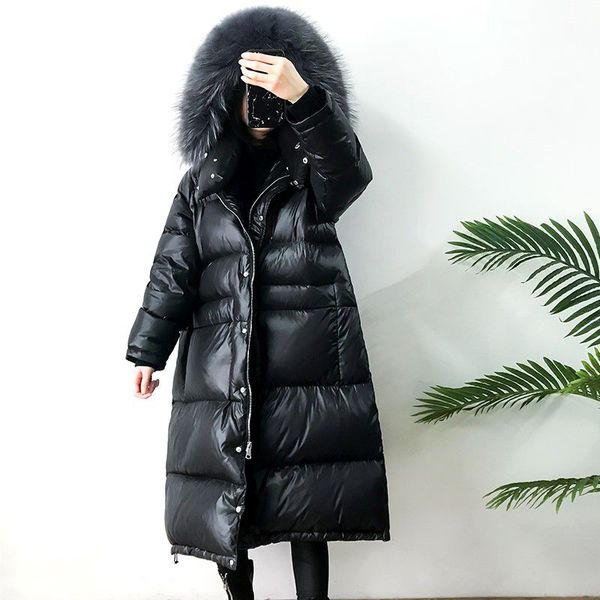 over the knee longer warm natural fur down coats female winter new fashion oversize hooded thicker warm personalit coat wq2582, Black
over the knee longer warm natural fur down coats female winter new fashion oversize hooded thicker warm personalit coat wq2582, Black