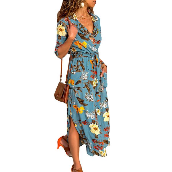 womens dress summer dresses print beach dress women 2019 summer boho long chiffon v neck vintage holiday party dress robe femme, Black;gray
womens dress summer dresses print beach dress women 2019 summer boho long chiffon v neck vintage holiday party dress robe femme, Black;gray