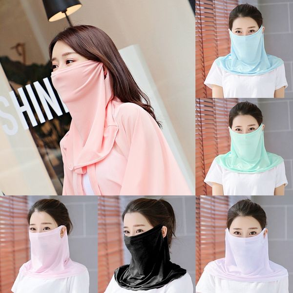 ypncc uv protection mask neck breathable woman face mask spring and summer cycling sun protection mask scarf thin veil small silk scarf, Black
ypncc uv protection mask neck breathable woman face mask spring and summer cycling sun protection mask scarf thin veil small silk scarf, Black