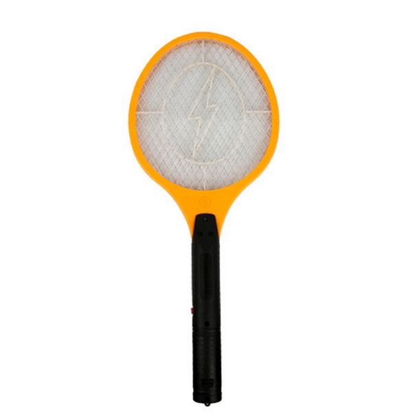 durable battery-powered electric mosquito swatter household bug zapper racket - yellow
durable battery-powered electric mosquito swatter household bug zapper racket - yellow