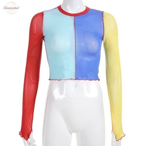 новое прибытие лето 2020 bomber сетки crop top t shirt женщины контраст цвет лоскутная sexy прозрачный chic tshirts, White
новое прибытие лето 2020 bomber сетки crop top t shirt женщины контраст цвет лоскутная sexy прозрачный chic tshirts, White