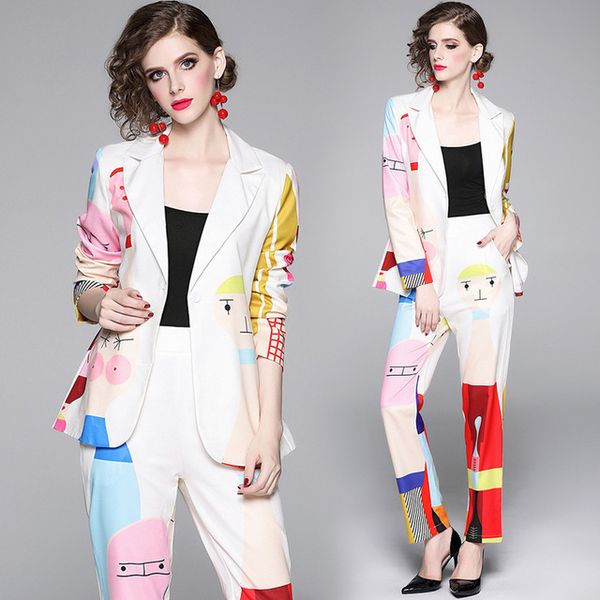 2019 women's elegant formal wedding tuxedo suits female office business uniform pants suits women party 2 pieces trouser suites, White;black
2019 women's elegant formal wedding tuxedo suits female office business uniform pants suits women party 2 pieces trouser suites, White;black