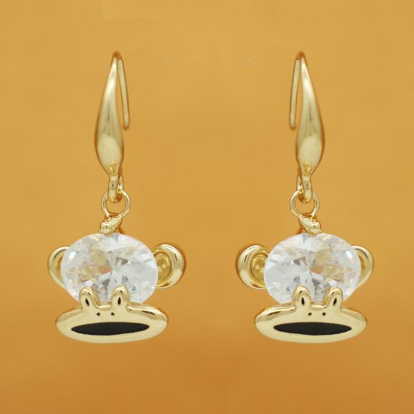 fashionable charm jewelry personality contracted alloy zircon earrings exquisite gifts for women, Silver
fashionable charm jewelry personality contracted alloy zircon earrings exquisite gifts for women, Silver