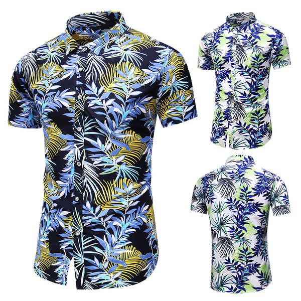 new summer fashion mens shirt slim fit short sleeve floral shirt mens clothing trend plus size casual hawaii flower shirts, White;black
new summer fashion mens shirt slim fit short sleeve floral shirt mens clothing trend plus size casual hawaii flower shirts, White;black