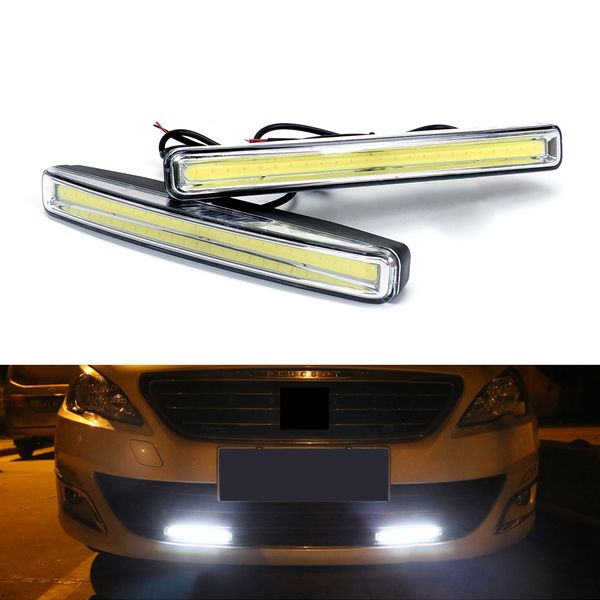 2pcs white super bright led cob daytime running lights drl 12v-24v turn signal lamp universal truck car styling accessories
2pcs white super bright led cob daytime running lights drl 12v-24v turn signal lamp universal truck car styling accessories