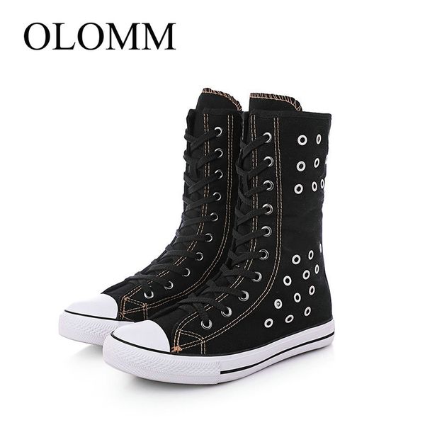 35-43 canvas women fashion high-breathable hollow flat boots long-barreled casual flats boots height increasing shoes ll-22, Black
35-43 canvas women fashion high-breathable hollow flat boots long-barreled casual flats boots height increasing shoes ll-22, Black