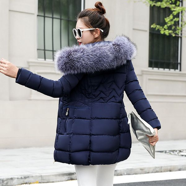 womens winter jackets and coats 2019 parkas for women 4 colors wadded jackets warm outwear with a hood large faux fur collar, Black
womens winter jackets and coats 2019 parkas for women 4 colors wadded jackets warm outwear with a hood large faux fur collar, Black