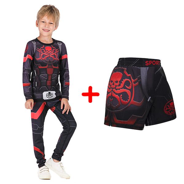 rashguard kids compression boxing jerseys+pants children bjj rashguard muay thai shorts trousers teenagers sportswear, Black;blue
rashguard kids compression boxing jerseys+pants children bjj rashguard muay thai shorts trousers teenagers sportswear, Black;blue