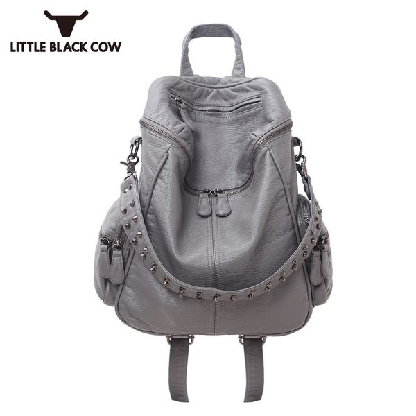 new fashion women rivets pu leather backpack soft big capacity travel bag casual girls bagpack school shoulder bag
new fashion women rivets pu leather backpack soft big capacity travel bag casual girls bagpack school shoulder bag