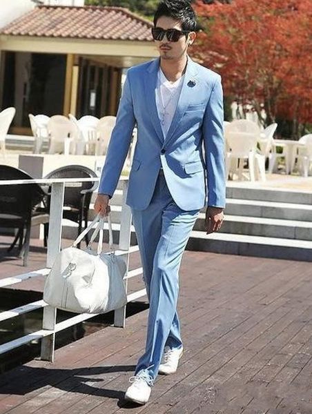 brand new sky blue men wedding tuxedos notch lapel groom tuxedos popular men blazer 2 piece suit prom/dinner jacket (jacket+pants+tie) 1612, Black;gray
brand new sky blue men wedding tuxedos notch lapel groom tuxedos popular men blazer 2 piece suit prom/dinner jacket (jacket+pants+tie) 1612, Black;gray