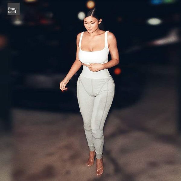 kyliejenner women gymwear two applique 2 piece set square neck midriff bustier stretch pant length hash line full sweat set, Gray
kyliejenner women gymwear two applique 2 piece set square neck midriff bustier stretch pant length hash line full sweat set, Gray
