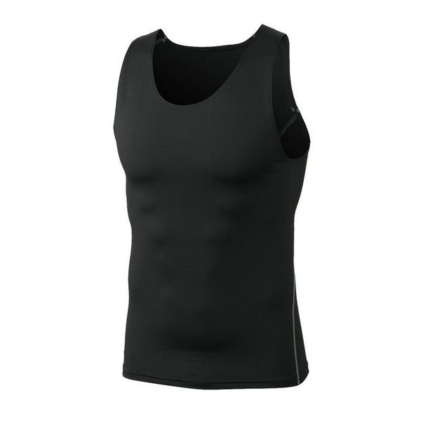 men gym running t shirts compression sleeveless man bodybuilding training tights sport shirt jogging spandex fitting vest, Black;blue
men gym running t shirts compression sleeveless man bodybuilding training tights sport shirt jogging spandex fitting vest, Black;blue