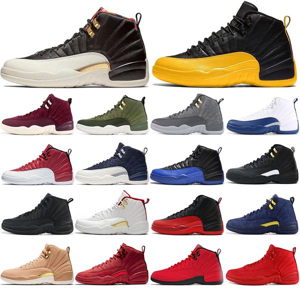 mens trainers basketball shoes 12s reverse flu game dark concord university gold wolf dark grey reverse taxi outdoor sports sneakers, White;red
mens trainers basketball shoes 12s reverse flu game dark concord university gold wolf dark grey reverse taxi outdoor sports sneakers, White;red