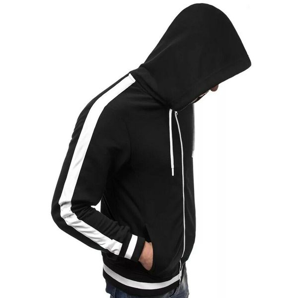 men's fashion winter hoodie warm hooded sweatshirt outwear coats new male long sleeve zipper up sweat coat outerwear clothes man, Black
men's fashion winter hoodie warm hooded sweatshirt outwear coats new male long sleeve zipper up sweat coat outerwear clothes man, Black