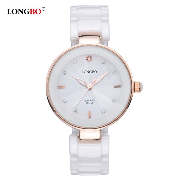 longbo 2017 fashion women watches luxury ceramic quartz watch ladies casual simple waterproof wristwatch gifts female 80055, Slivery;brown
longbo 2017 fashion women watches luxury ceramic quartz watch ladies casual simple waterproof wristwatch gifts female 80055, Slivery;brown