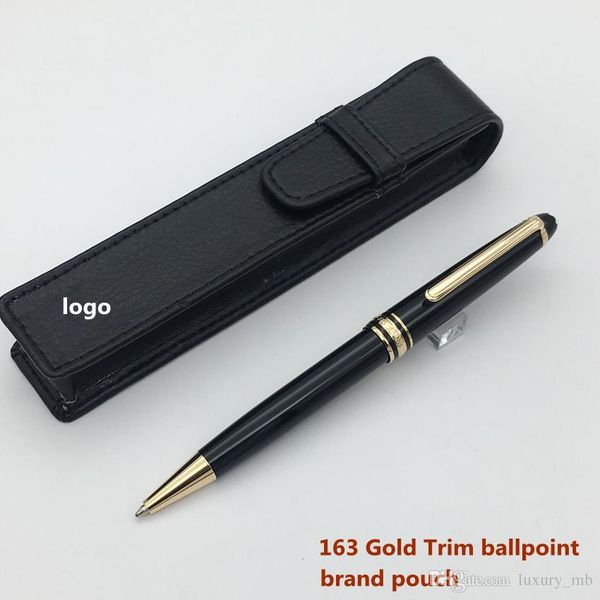a++ grade quality mb-163 meisters black resin ballpoint/rollerball pen classique stationary supplies with pen bag pouch options, Blue;orange
a++ grade quality mb-163 meisters black resin ballpoint/rollerball pen classique stationary supplies with pen bag pouch options, Blue;orange