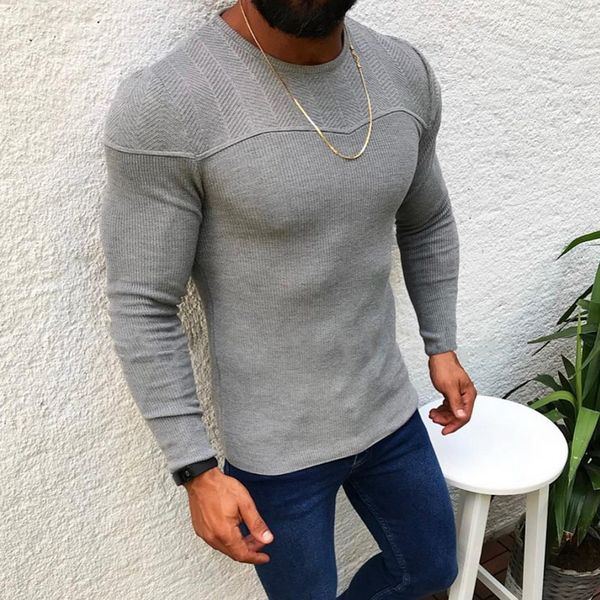 oeak long sleeve men slim fit o neck sweater fitness solid color autumn winter basic sweater mens skinny knitted pullovers, White;black
oeak long sleeve men slim fit o neck sweater fitness solid color autumn winter basic sweater mens skinny knitted pullovers, White;black