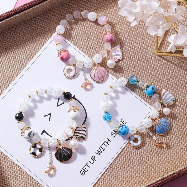 fashion crystal beaded charm bracelets for women 2019 bohemian strand bracelets & bangles boho shell fish pulseras mujer jewelry, Golden;silver
fashion crystal beaded charm bracelets for women 2019 bohemian strand bracelets & bangles boho shell fish pulseras mujer jewelry, Golden;silver