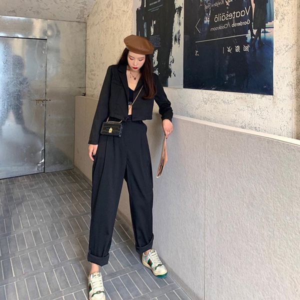 women's suits & blazers philosophy wonder 2021 casual two pieces vintage office lady single breasted blazer &pant street short pants s, White;black
women's suits & blazers philosophy wonder 2021 casual two pieces vintage office lady single breasted blazer &pant street short pants s, White;black