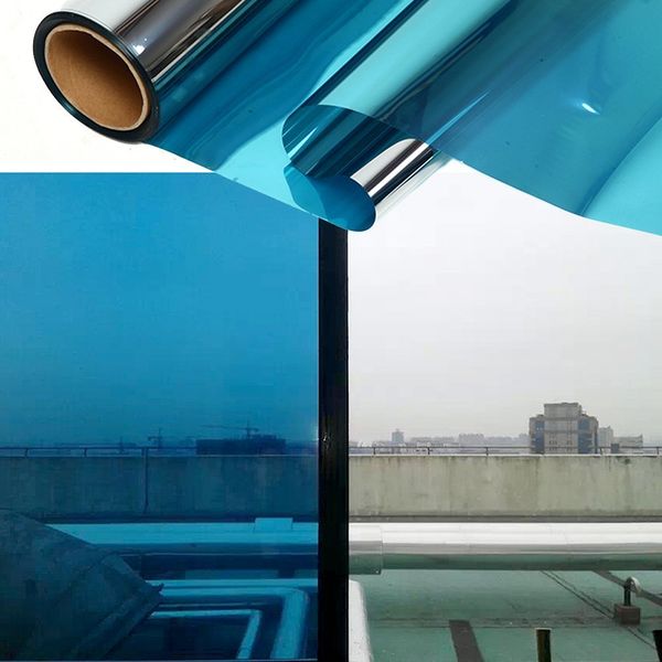 vlt 15% one way blue solar window tint film for home building glass covering ize 1.52x30m roll ( 5x100ft
vlt 15% one way blue solar window tint film for home building glass covering ize 1.52x30m roll ( 5x100ft