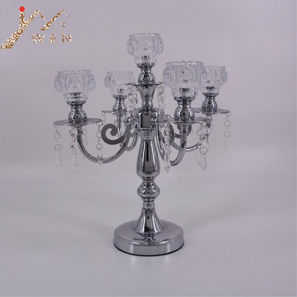 new design 5 heads crystal candelabra 40 cm height candle holder exquisite wedding table centerpiece home decor
new design 5 heads crystal candelabra 40 cm height candle holder exquisite wedding table centerpiece home decor