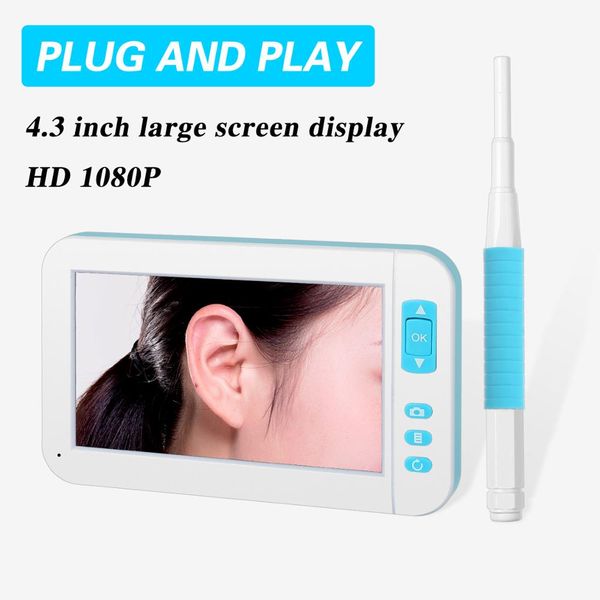 vikewe 3.9mm/5.5mm 4.3 inch tft monitor 1080p ear camera visual cleaner earpick endoscope otoscope ear spoon endoscope camera car dvr
vikewe 3.9mm/5.5mm 4.3 inch tft monitor 1080p ear camera visual cleaner earpick endoscope otoscope ear spoon endoscope camera car dvr