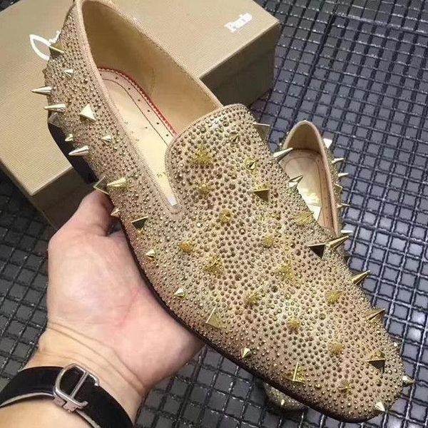 2019 new party dress wedding slip on loafers shoes men dandelion tassel sneaker red bottom oxford shoes designer flats spiked dress shoe c5, Black
2019 new party dress wedding slip on loafers shoes men dandelion tassel sneaker red bottom oxford shoes designer flats spiked dress shoe c5, Black